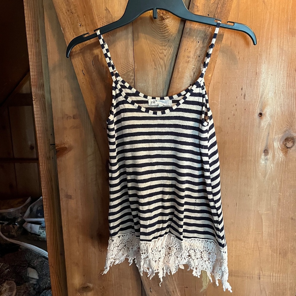 Jolt striped tank top